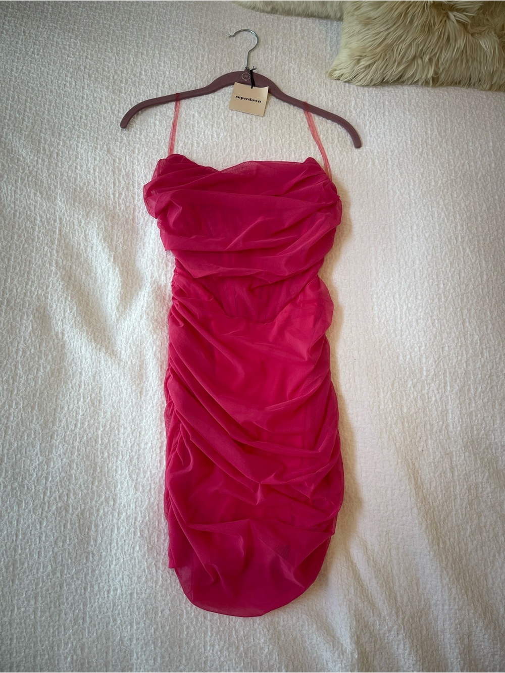 superdown Hot Pink Dress Top